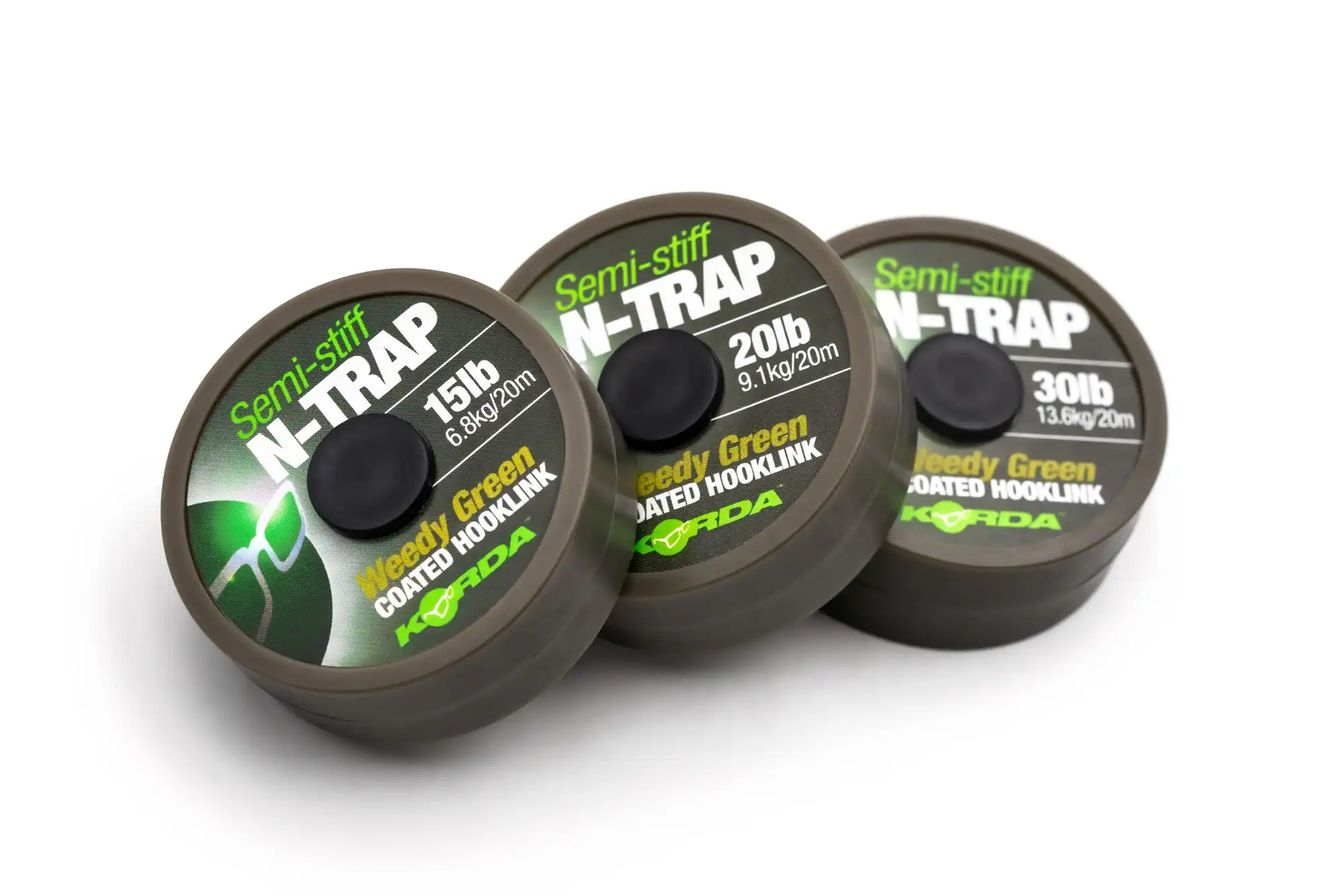 Korda N-TRAP Semi -Stiff 15lb 20m Green