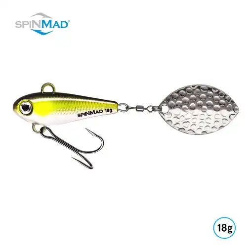 SpinMad Original Spinner Lures – 18g, 15 Color Patterns, For Perch, Trout, Zander Fishing