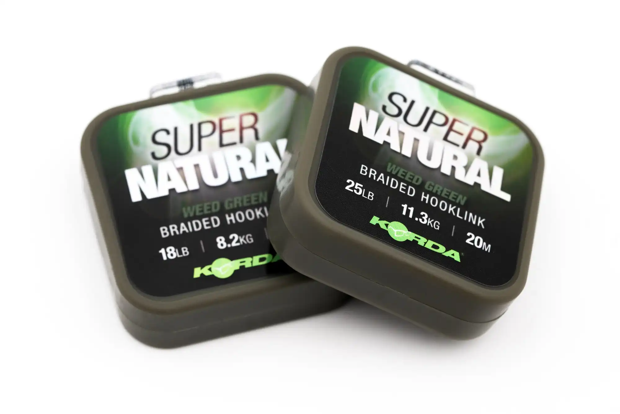 Korda Super Natural 18lb 20m Weedy Green
