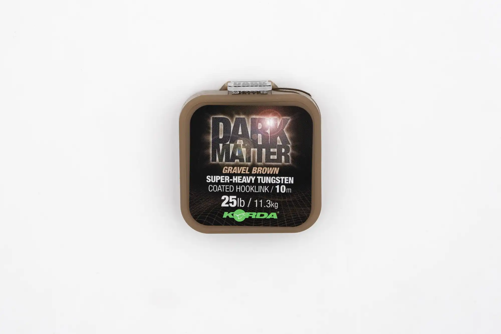 Korda Dark Matter Tungsten Coated Braid 18lb 10m Gravel Brown