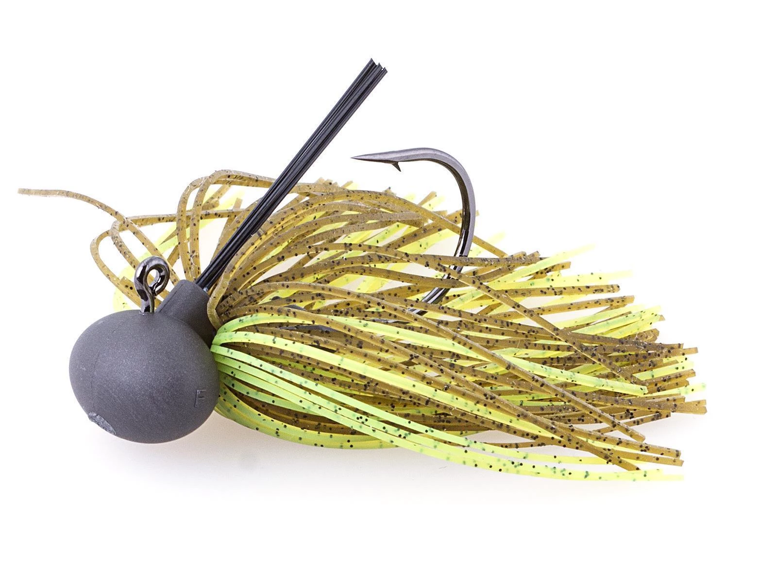 Keitech Rubber Jig Model II (Version 2) 9g Green Pumpkin Chartreuse