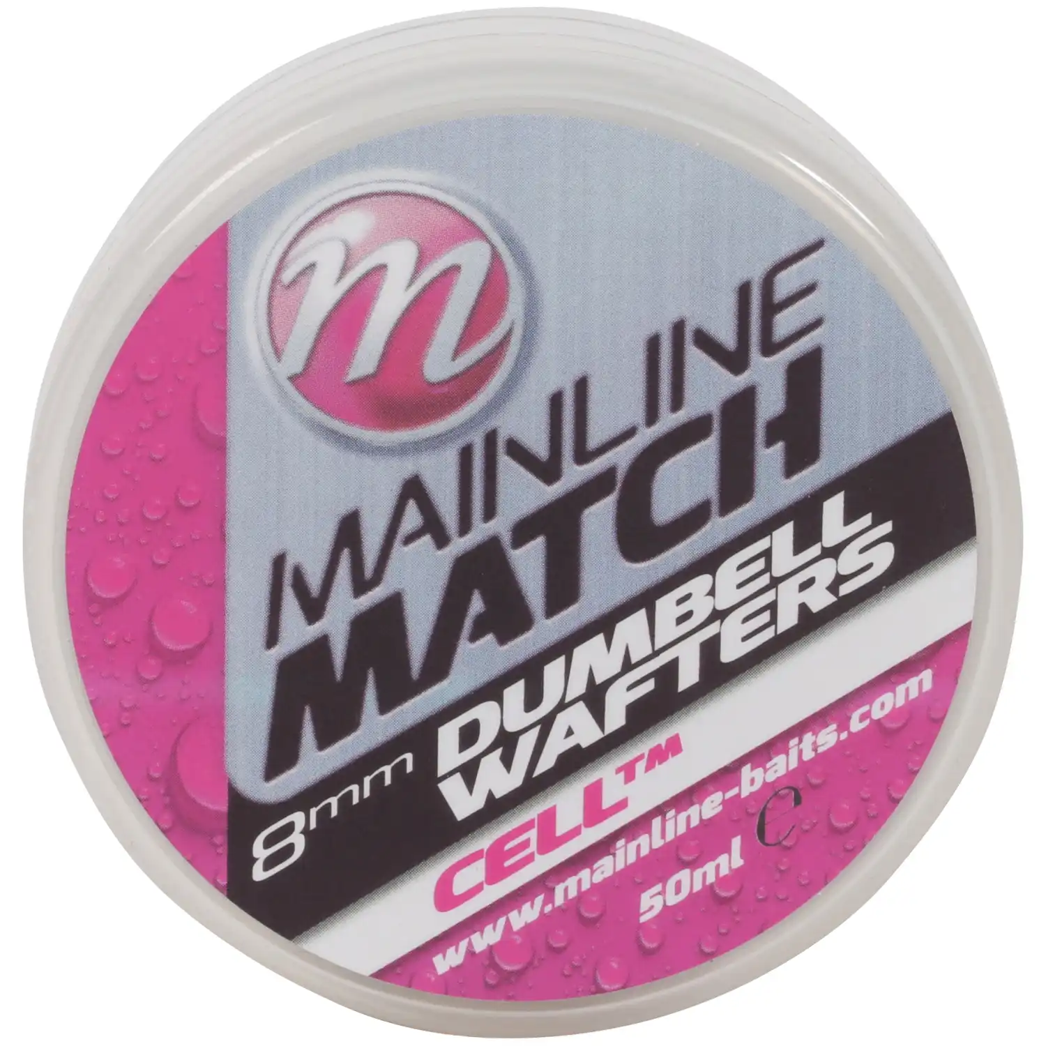 Mainline Match Dumbell Wafters 6mm White Cell