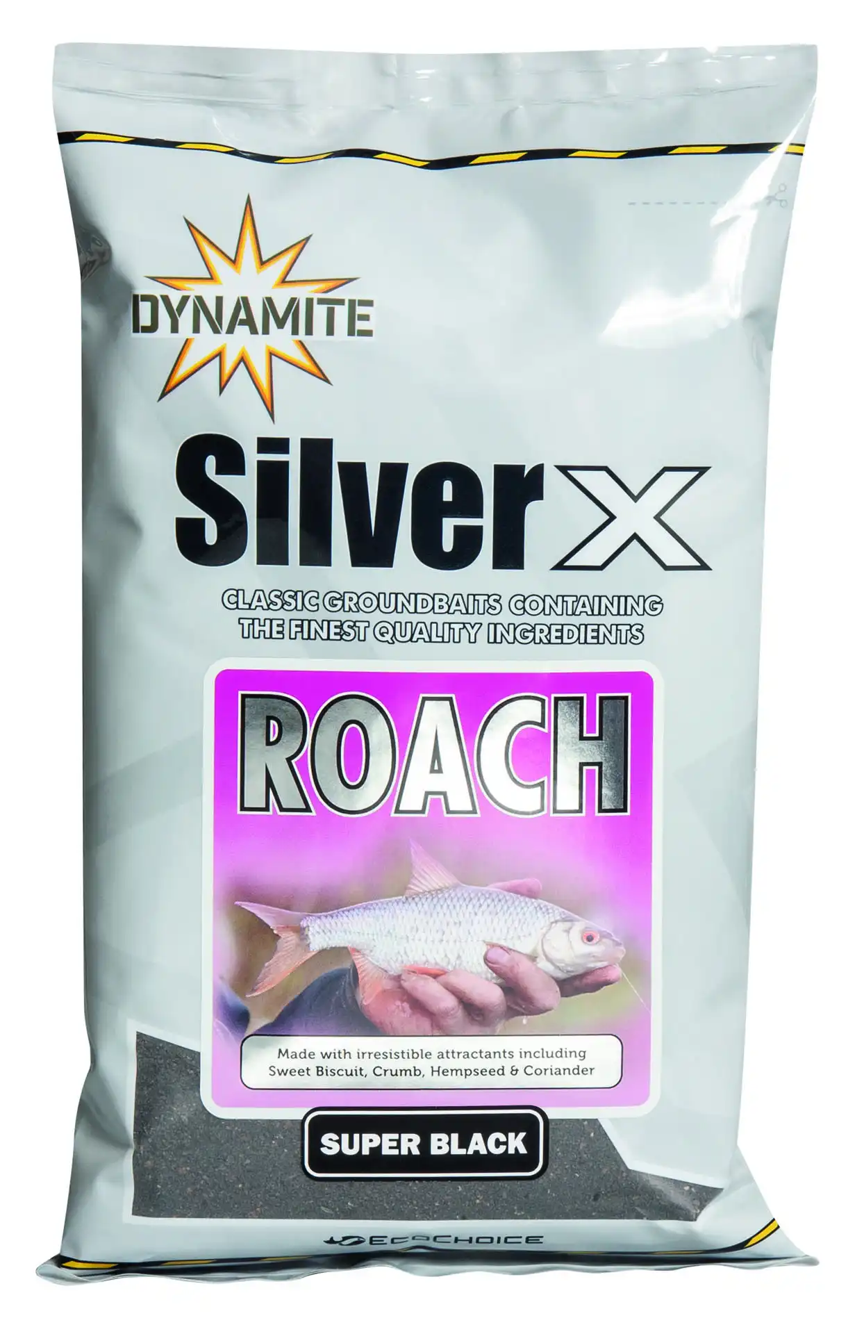 Dynamite Baits Silver X Groundbait 1kg Roach Super Black