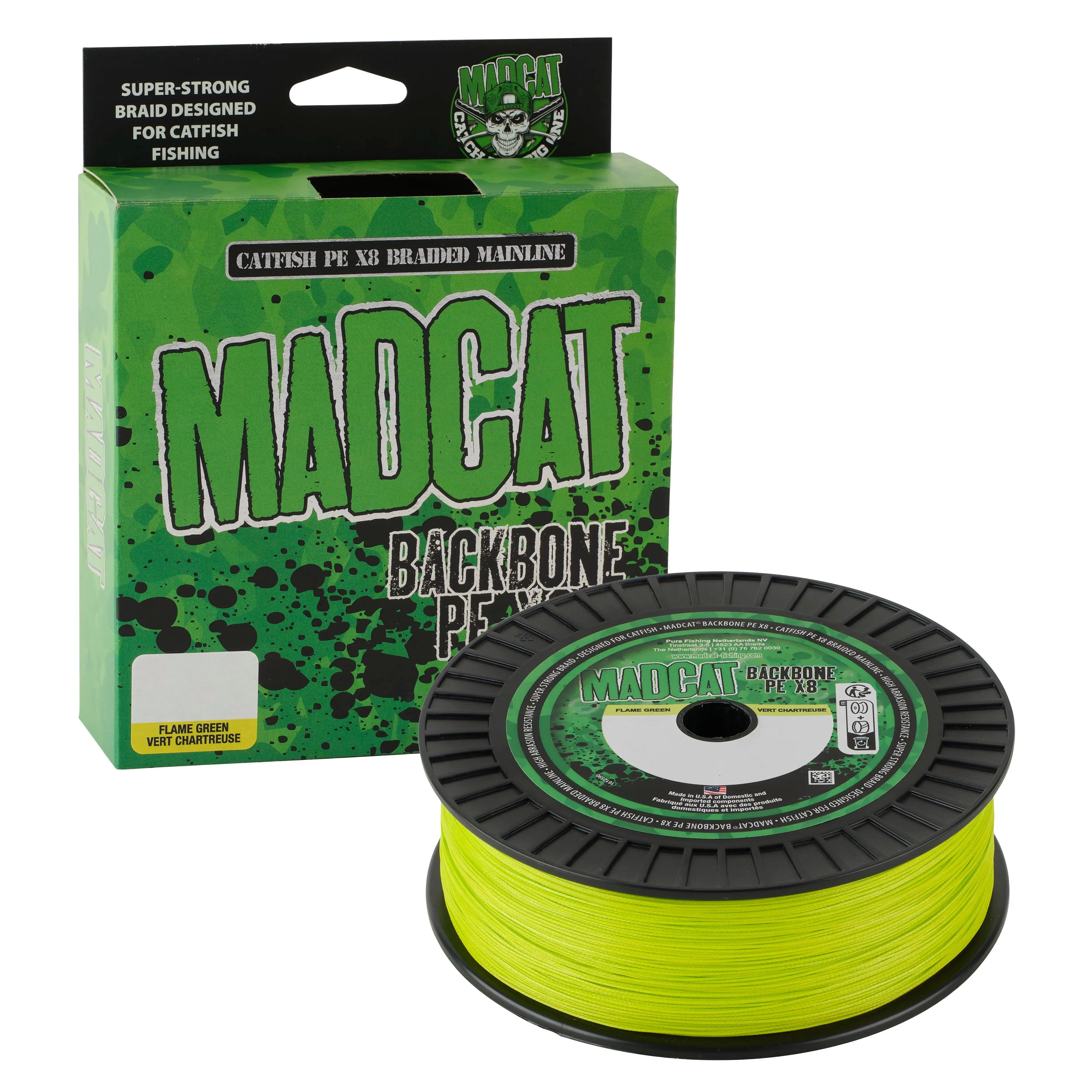 MADCAT Backbone PE X8 300m Chartreuse 0,40mm 40,9kg