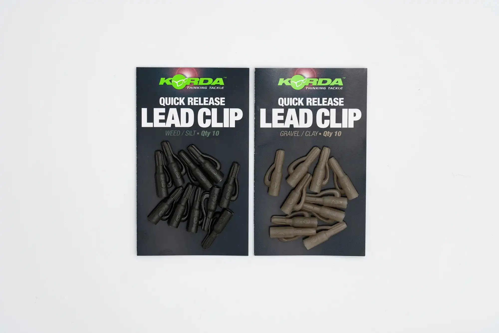 Korda Quick Release Lead Clips Gravel/Clay