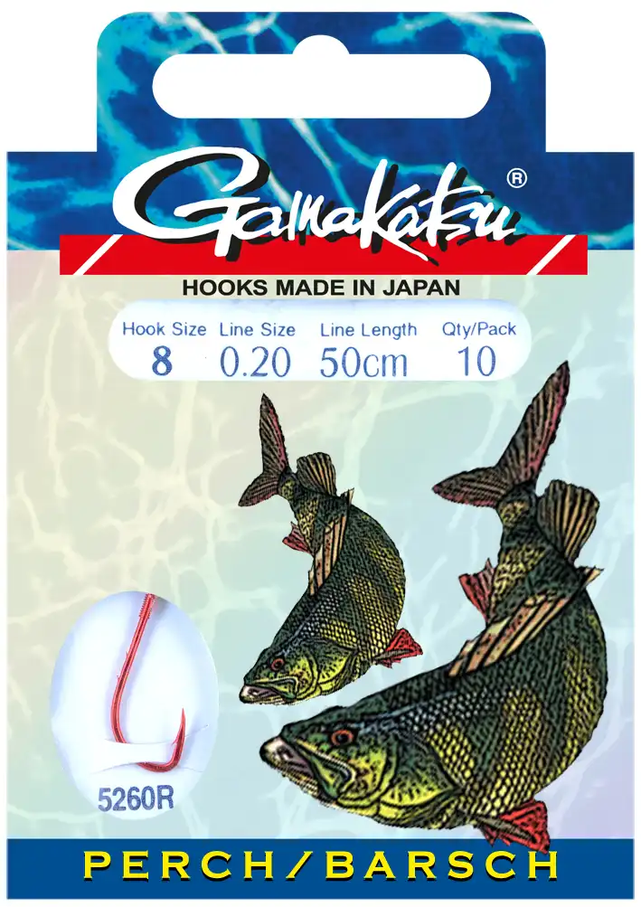 Gamakatsu Booklet Perch 5260R 50cm #4 0,25mm