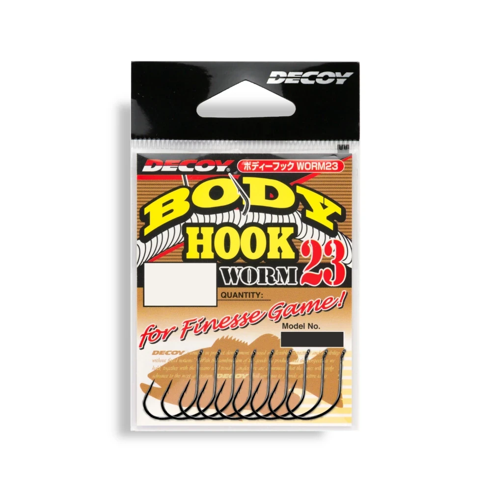 Decoy Body Hook Worm23 #10