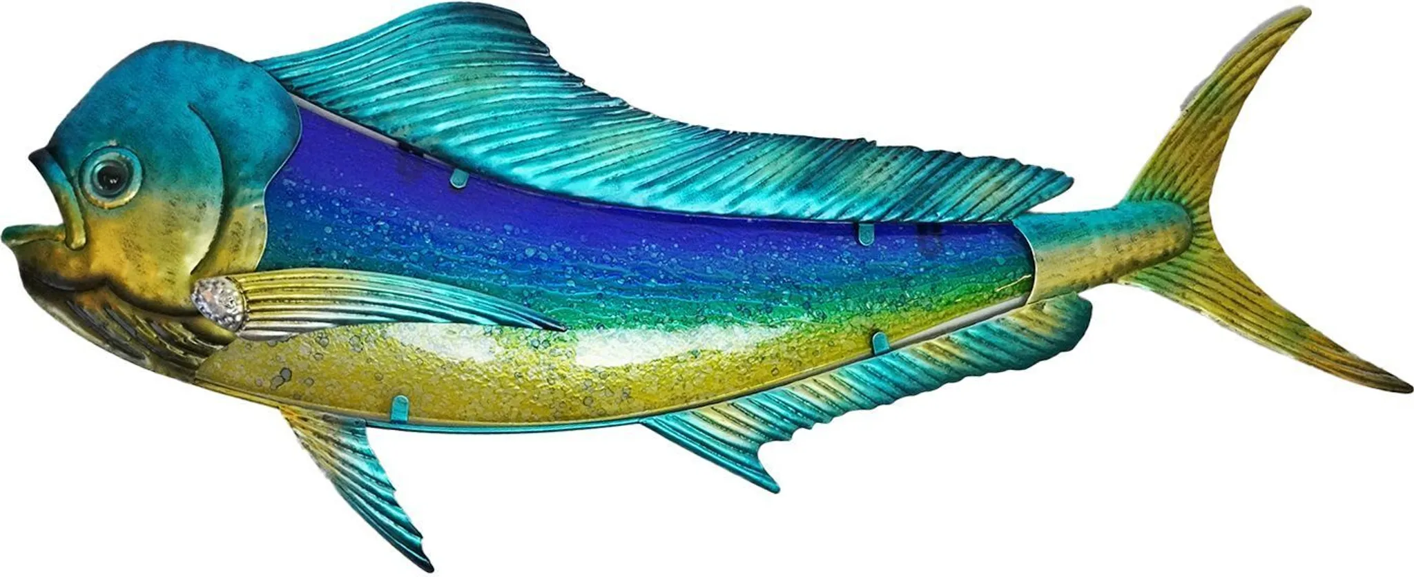 Eurocatch Wandekoration Dorade 99cm 3D Metall und Glas