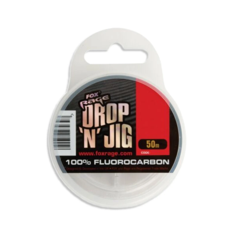 FOX Rage Drop 'N' Jig Fluorocarbon Clear 50m 0,18mm