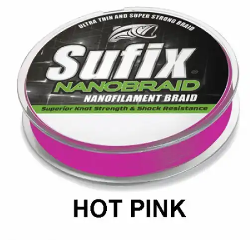 Sufix Nanobraid 100m Hot Pink 0,03mm
