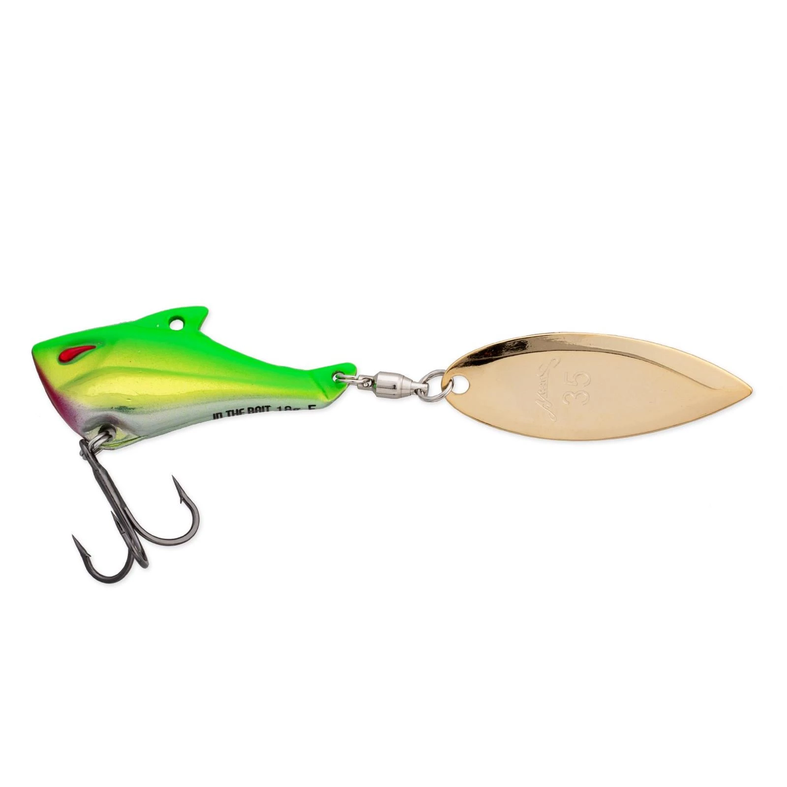 Nories In The Bait Bass 18g Green Back Yellow Gold
