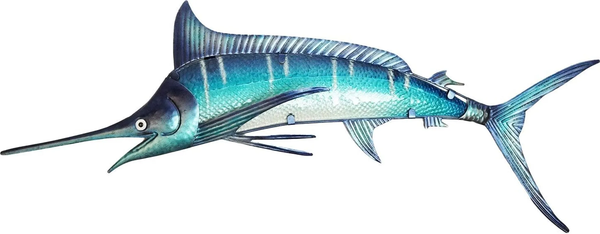 Eurocatch Wandekoration Marlin 95cm 3D Metall und Glas