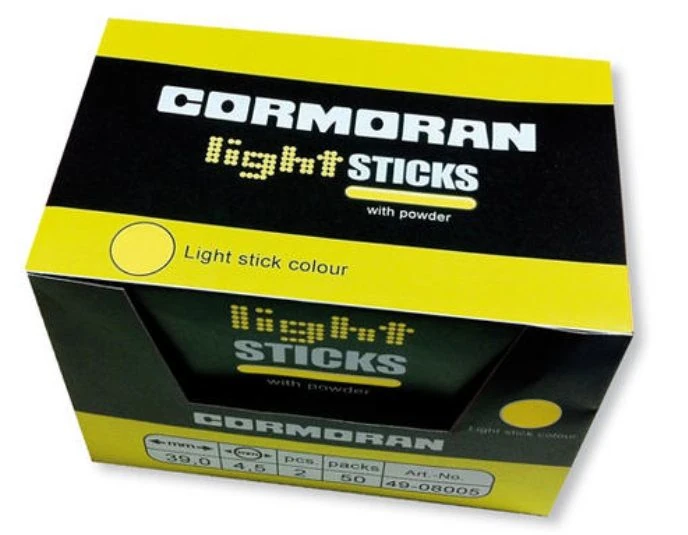 Cormoran Knicklicht Box 4,5x37mm Gelb 50x2Stk.