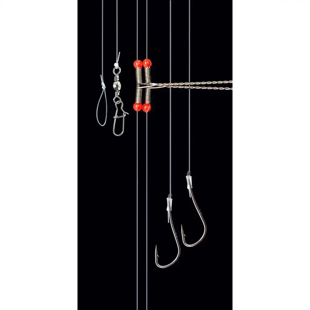Dega Vorfach für Butt Aal Dorsch #1 75cm 0,42mm