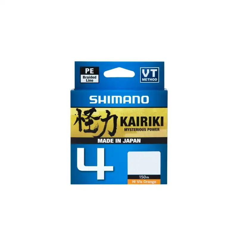 Shimano Kairiki 4 150m Hi Vis Orange 0,10mm 6,8kg