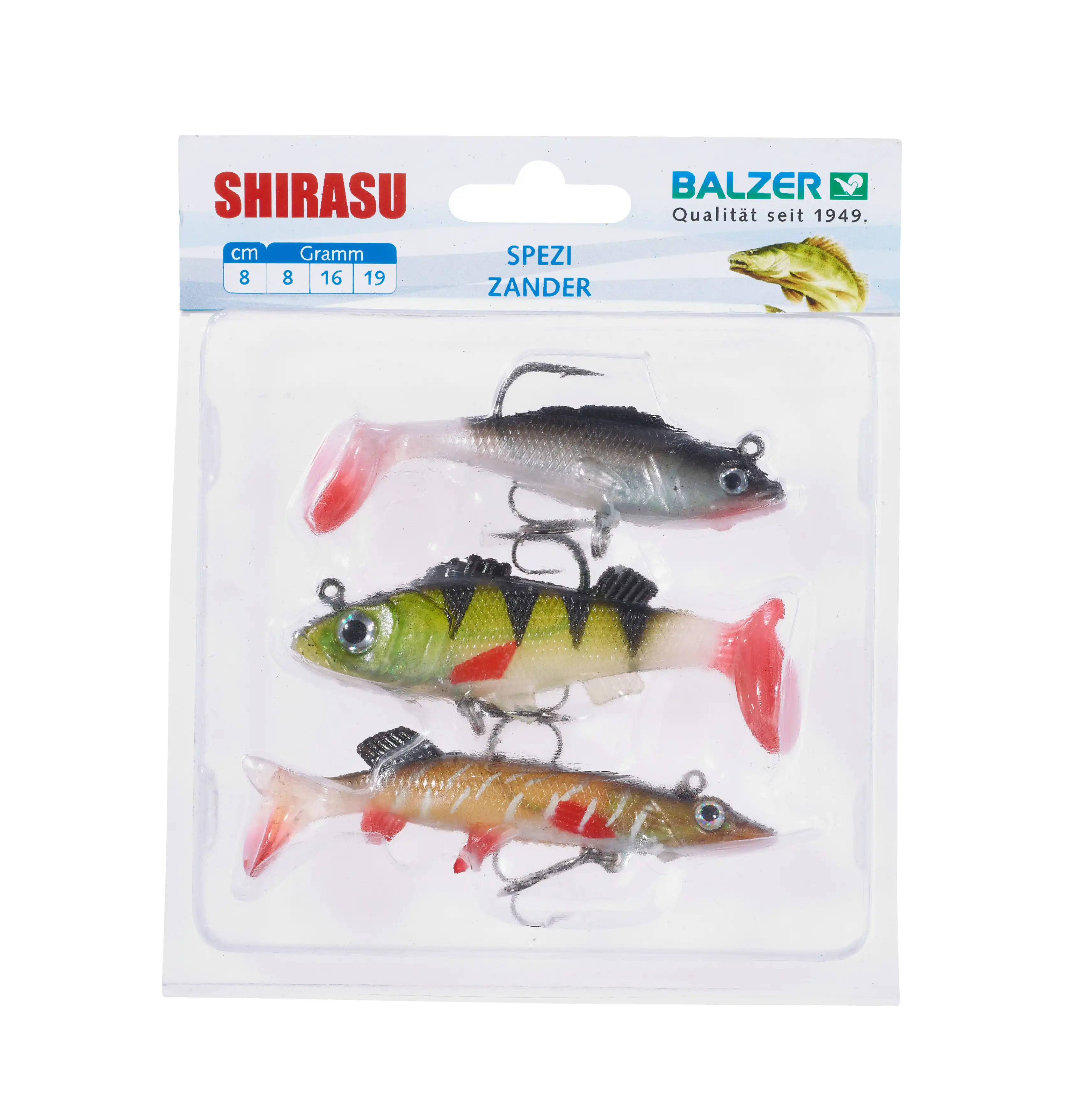 Balzer Shirasu Zielfisch-Set Barsch/Forelle 6cm