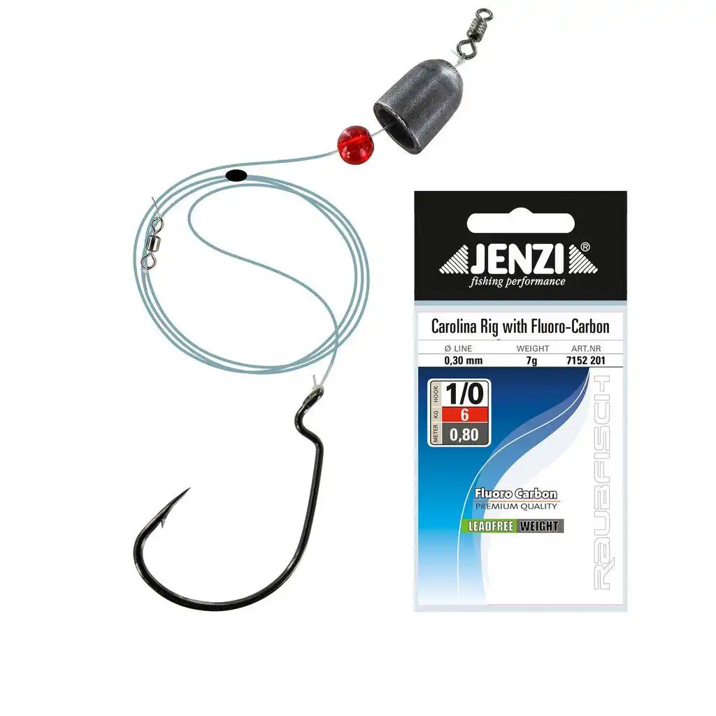 Jenzi FC Carolina Rig 7g OH 6kg 80cm #1/0