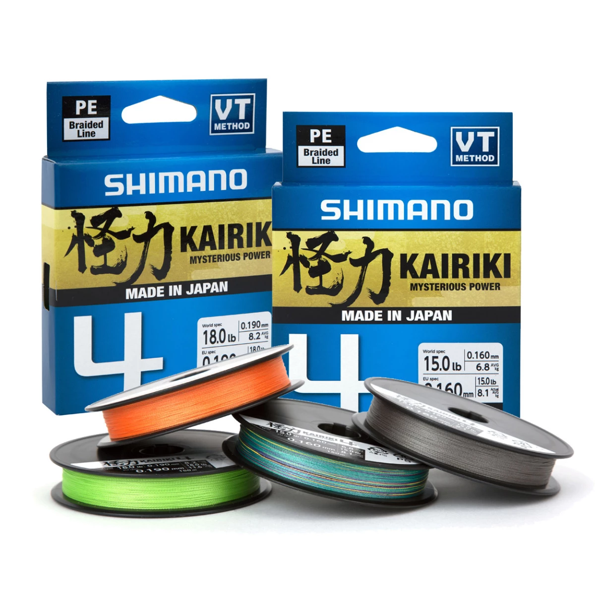 Shimano Kairiki 4 300m Hi Vis Orange 0,16mm 8,1kg