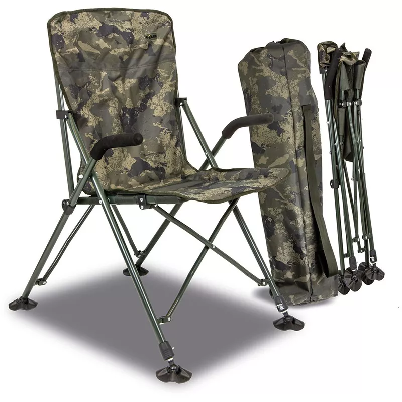 Solar Tackle Undercover Camo Foldable Easy Chair High