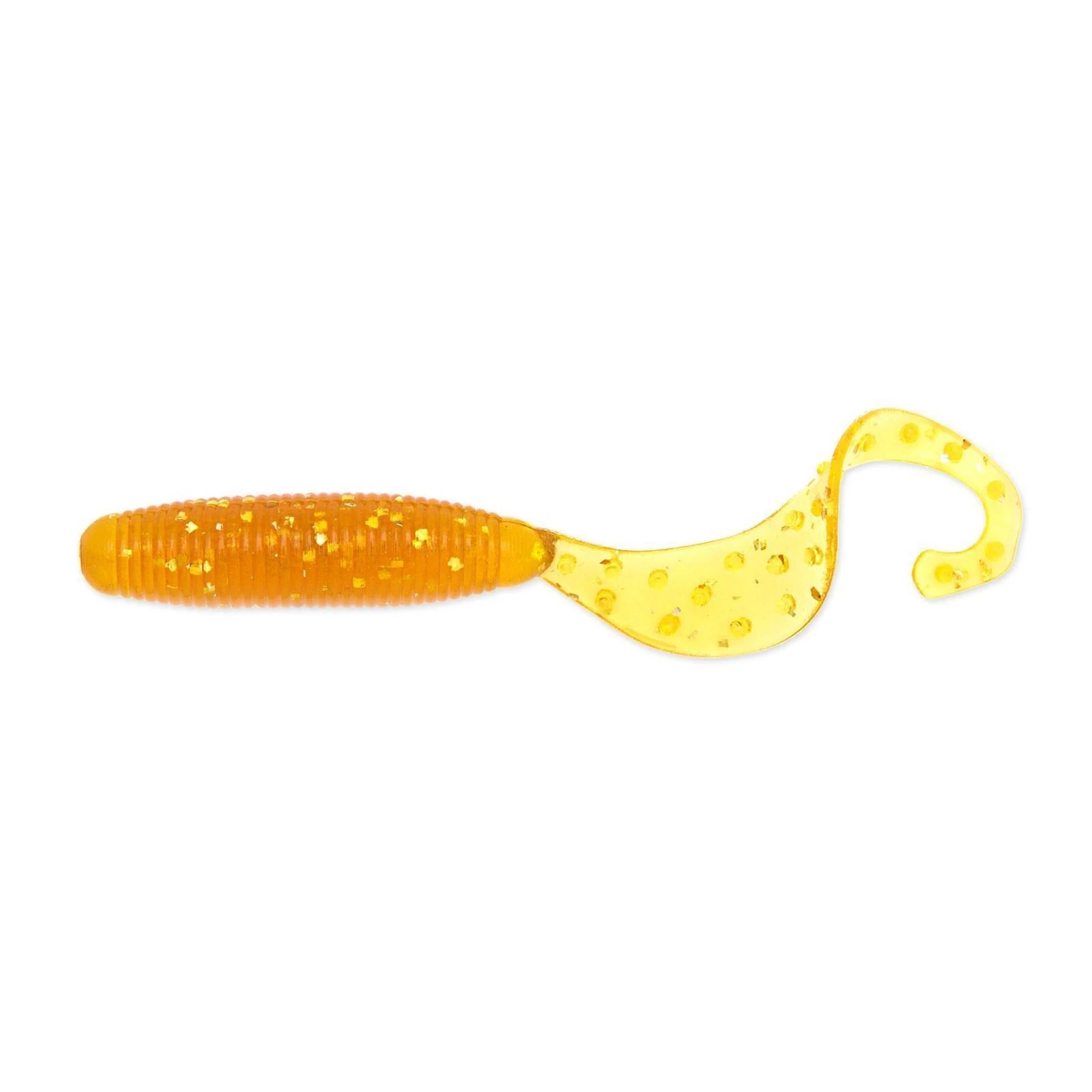 Reins Fat G-Tail Grub 3'' Motoroil Pepper │ Twister & Grubs