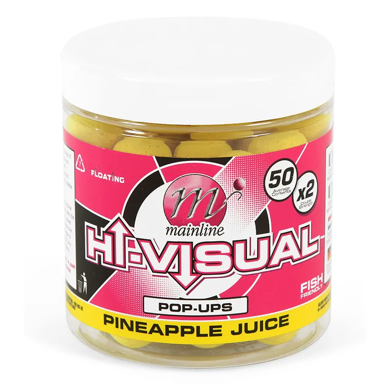 Mainline High Visual Pop-Ups 15mm Yellow Pineapple Juice