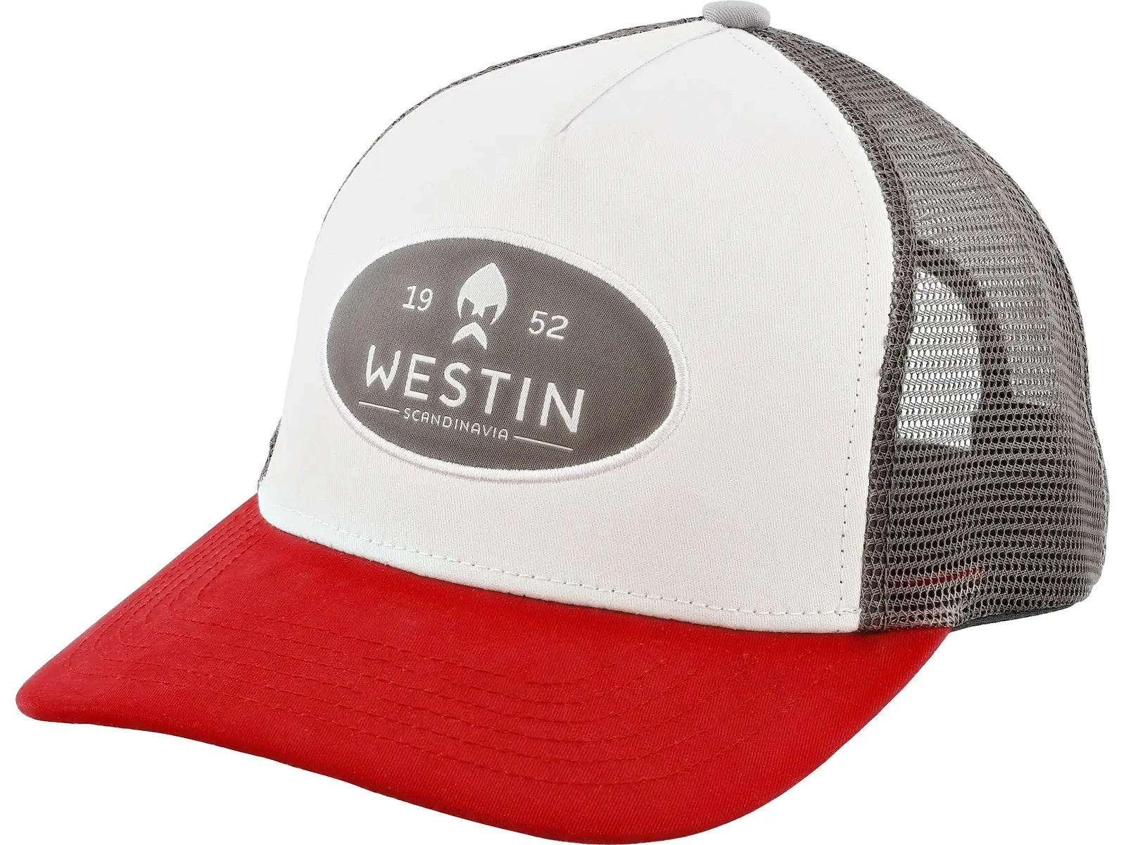 Westin State Cap Silver Grey Red #OS
