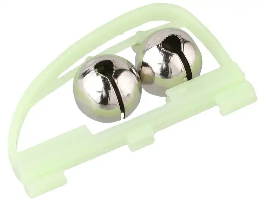 Mikado Doppel Aal- Glocke 10er Pack Fluo Clip D=14mm