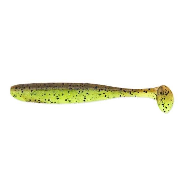 Keitech Easy Shiner 4" Green Pumpkin Chartreuse