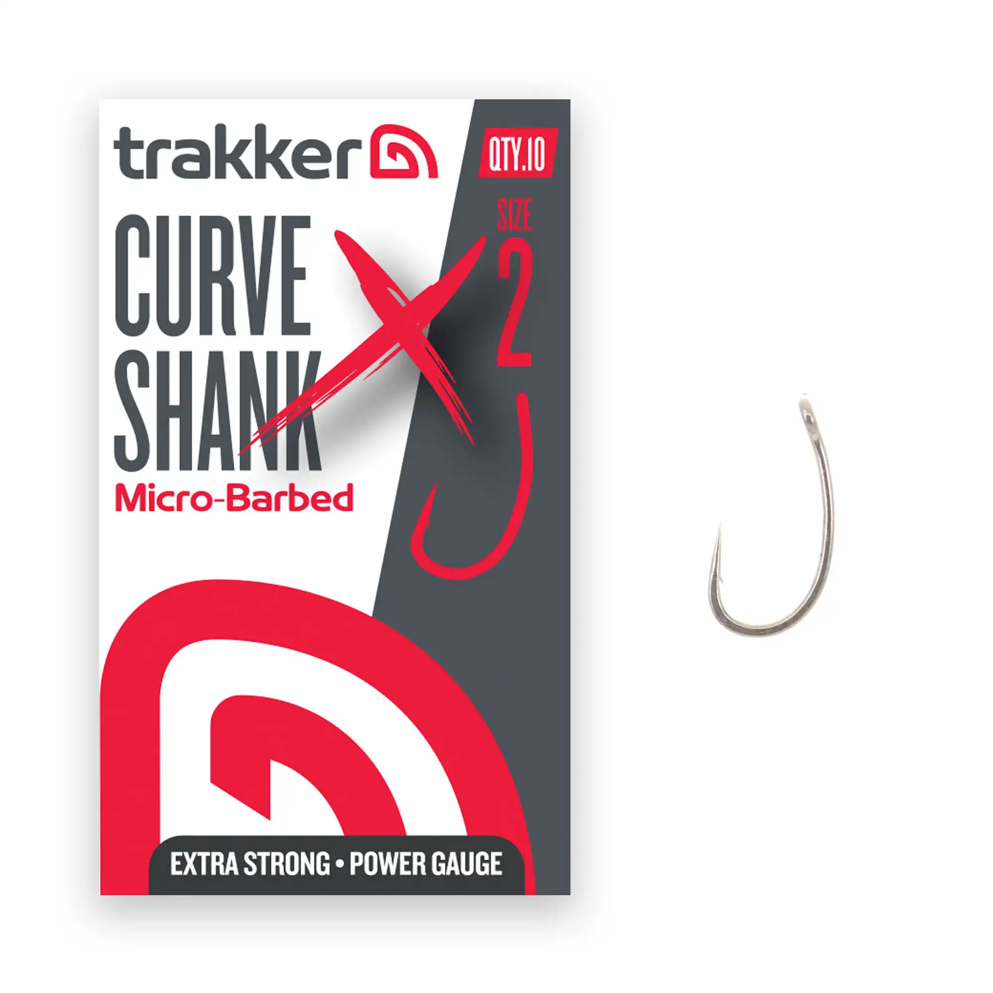 Trakker Curve Shank XS Hooks Micro Barbed #2