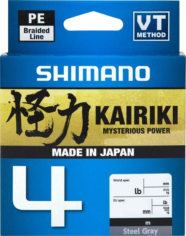 Shimano Kairiki 4 300m Steel Gray 0,06mm 4,4kg