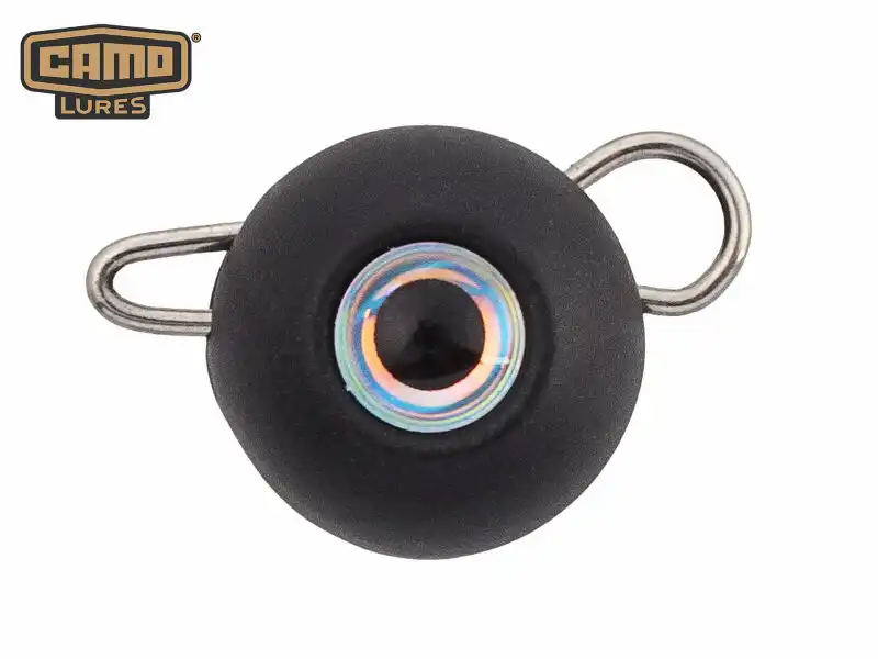 Camo Lures Tungsten Eyed Flex Head Black 14g