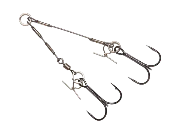 Pulzbait Rigz 20cm Vertical (1B) 2Pcs 20cm