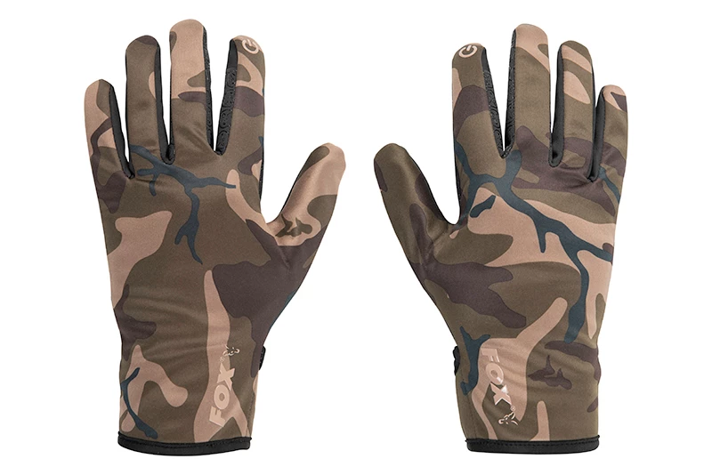 FOX Carp Camo Thermal Gloves #L Camo