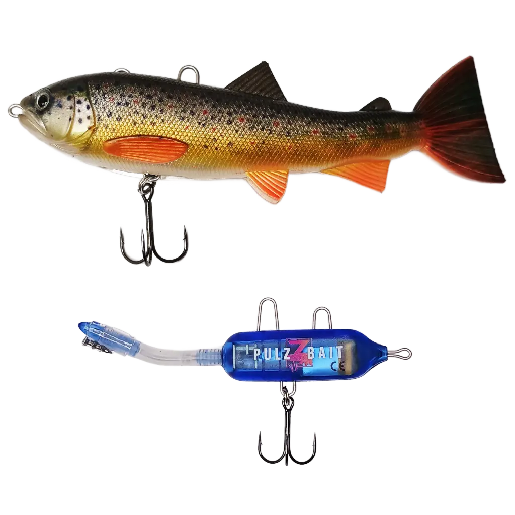Pulzbait Starter Kit Trout 15cm Brown Trout