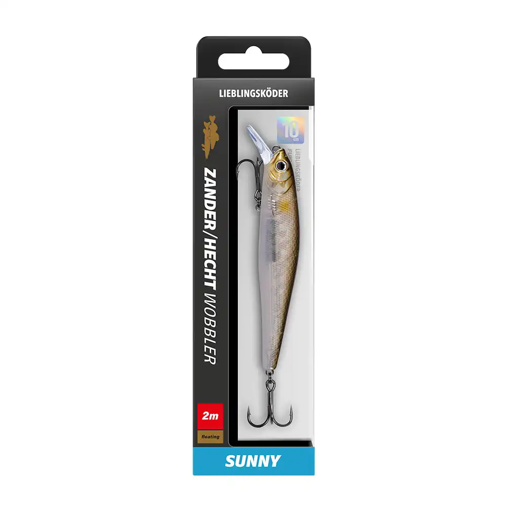 Lieblingsköder Zander/Hecht-Wobbler 10cm Sunny