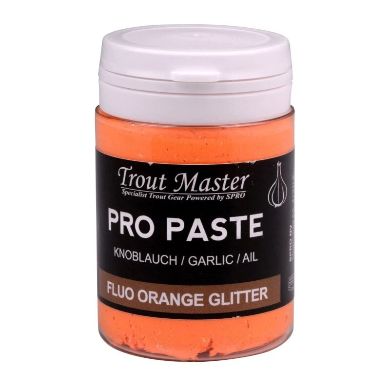 Spro TM Pro Paste Garlic 60g Fluo Orange Glitter