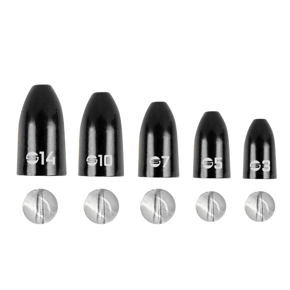 Freestyle Brass Bullet Sinker Schwarz 14g