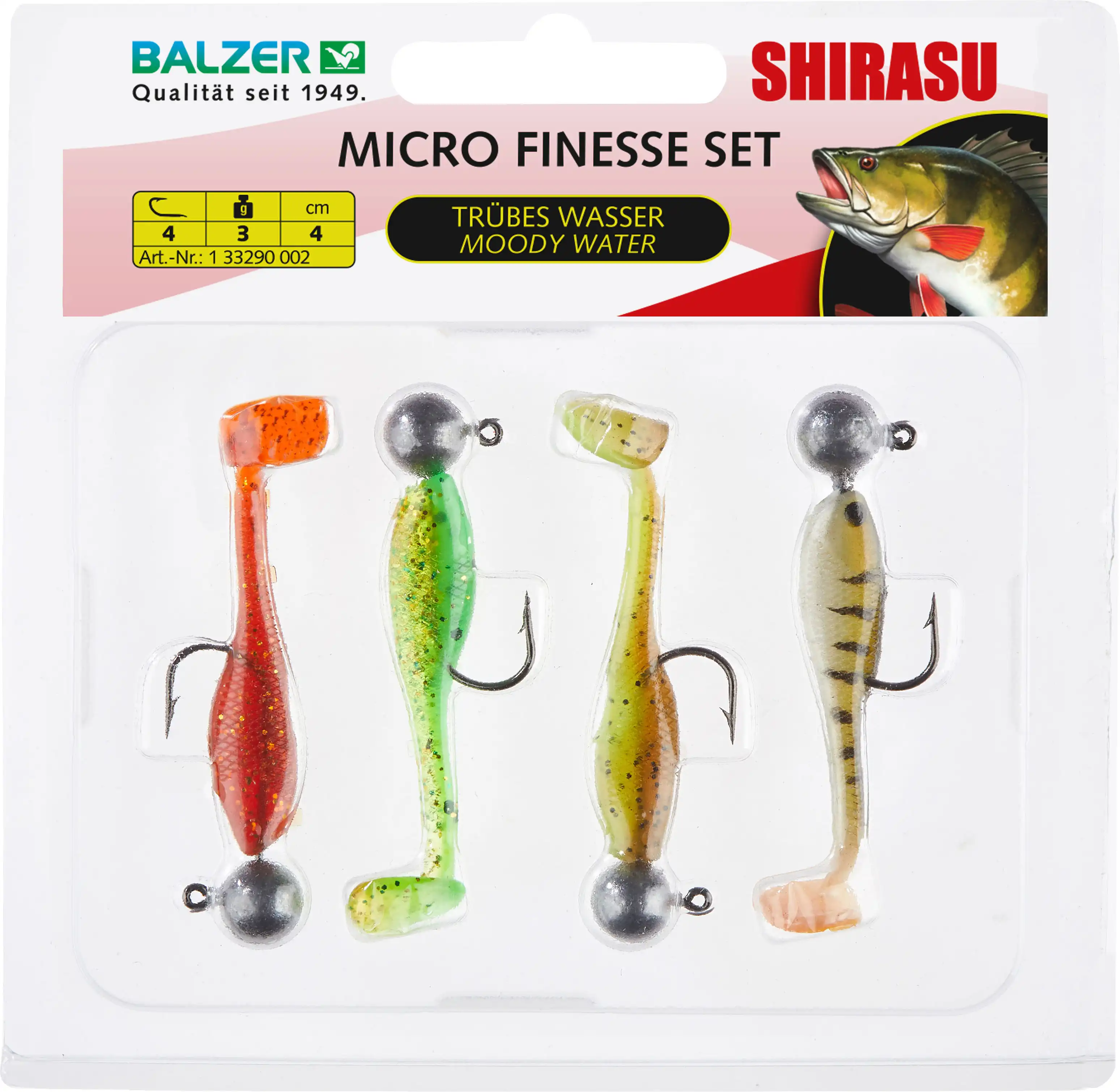 Balzer Shirasu Microköder-Set Trübes Wasser