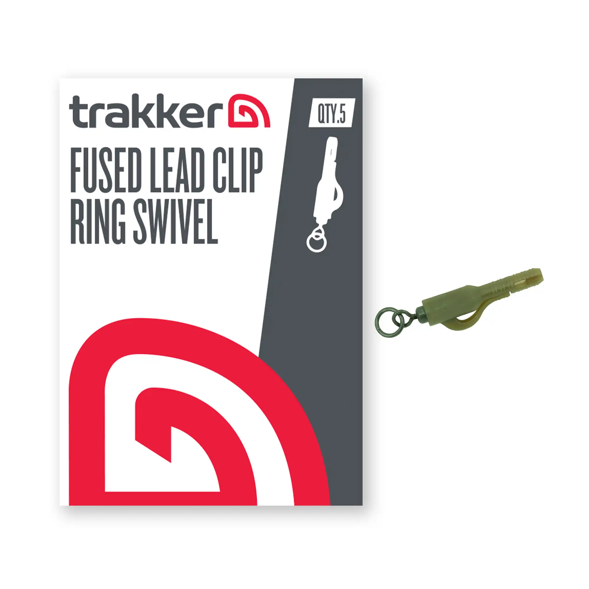 Trakker Fused Lead Clip Ring Swivel