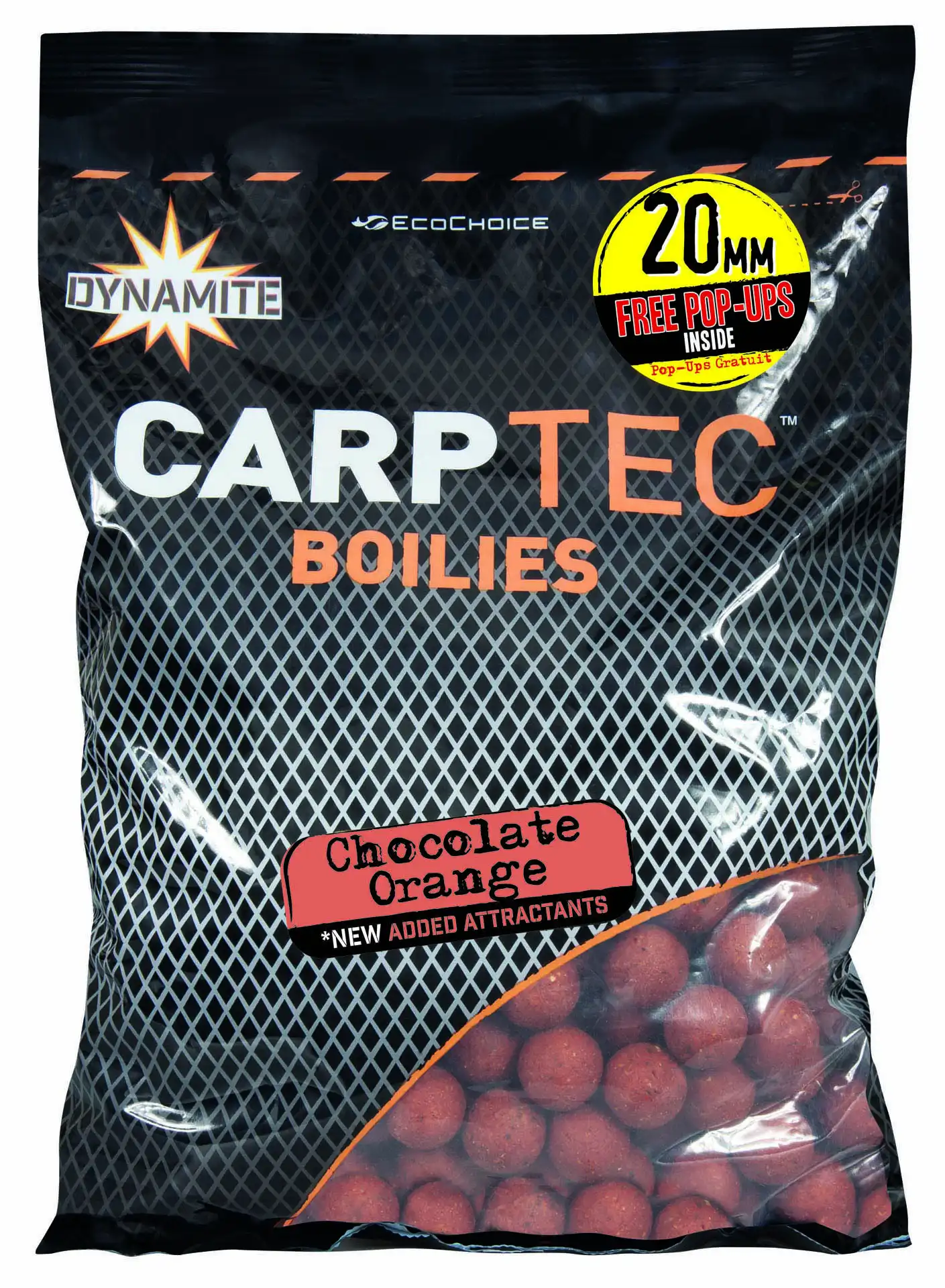 Dynamite Baits Carptec Boilies 1,8kg 20mm Choco Orange