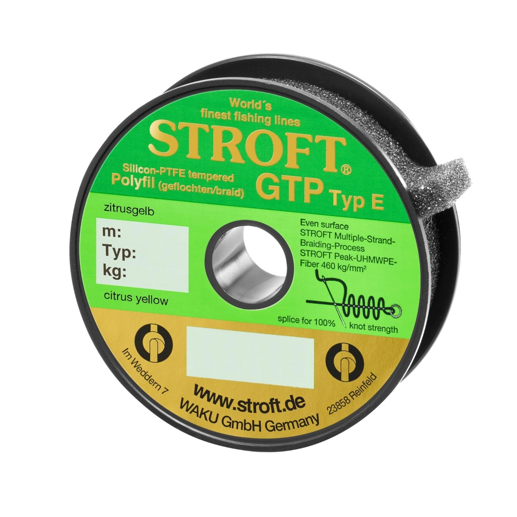 Stroft GTP Typ E06 zitrusgelb 150m 4,25kg ca. 0,13mm