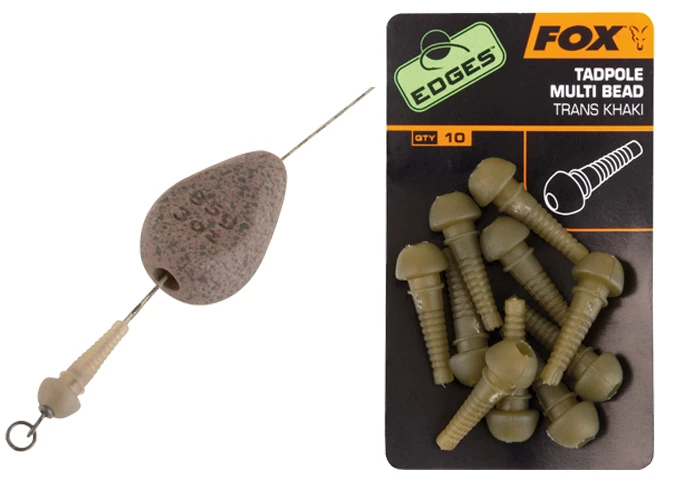 FOX Carp Edges Tadpole Multi Bead Trans Khaki