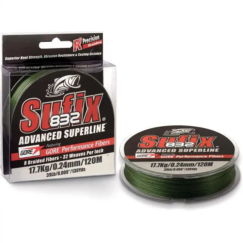 Sufix 832 Advanced Superline 8X 250m Low Vis Green 0,42mm