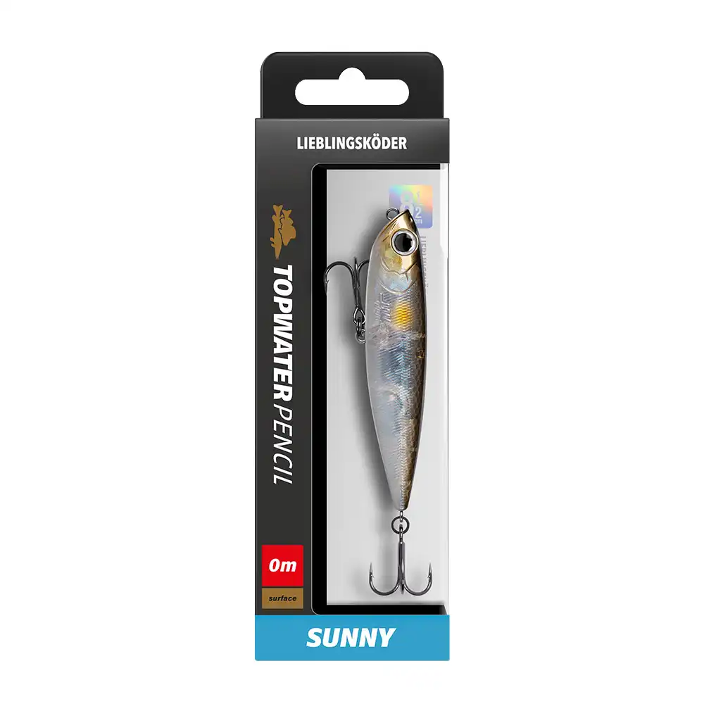 Lieblingsköder Topwater Pencil TW 85 F 8,5cm Sunny
