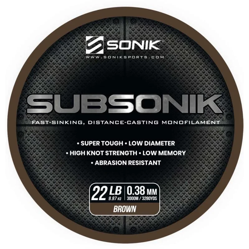 Sonik Subsonik 3000m Brown 0,38mm
