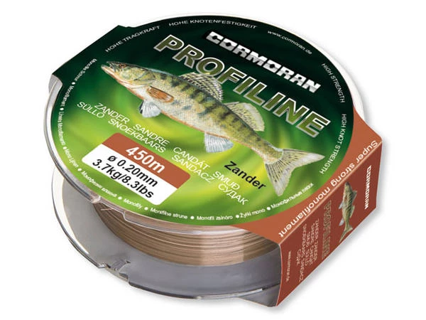 Cormoran Profiline Schnur Zander 450m Hellbraun 0,22mm 4,4kg