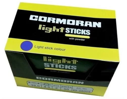Cormoran Knicklicht Box 4,5x37mm Blau 50x2Stk.
