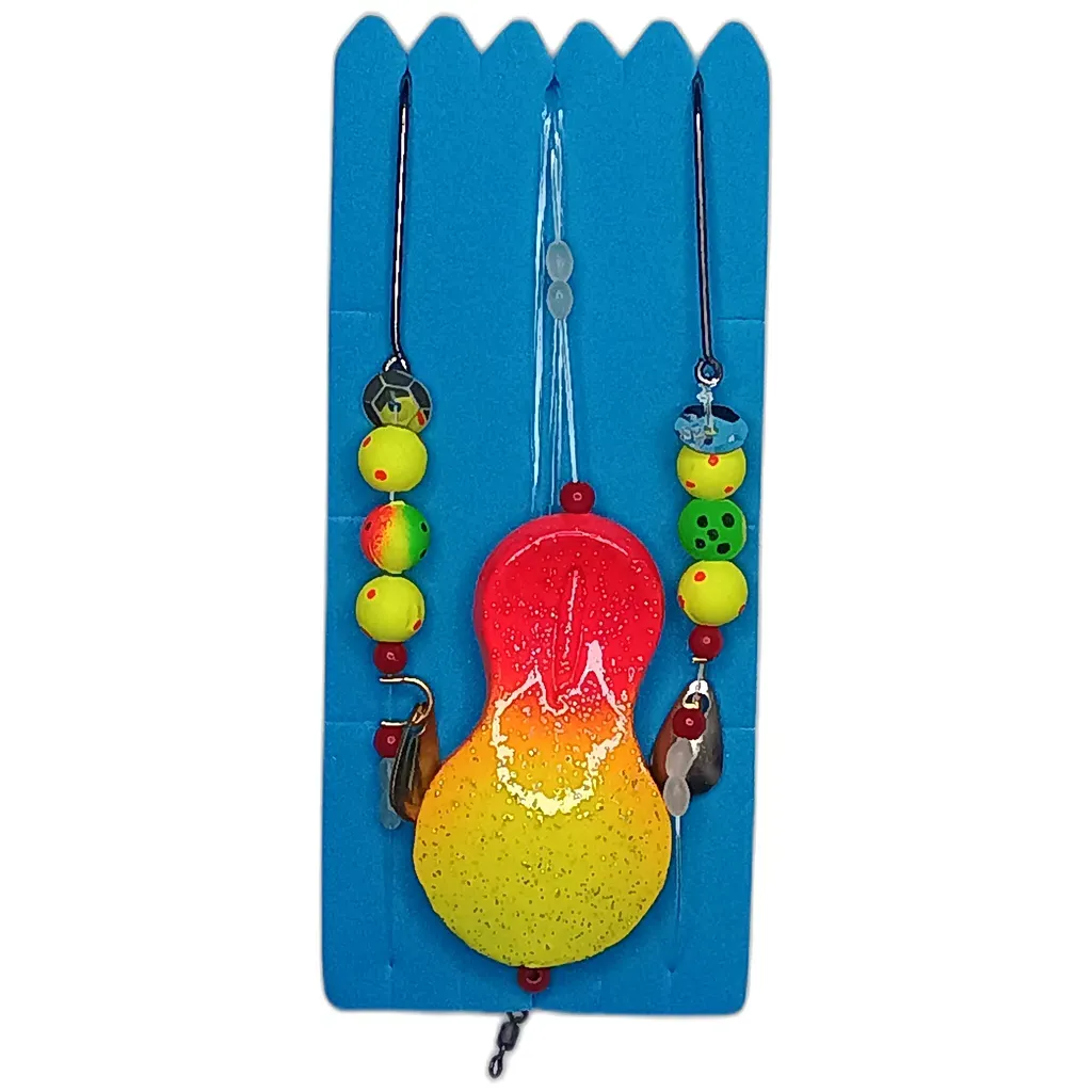 YAD SFR Butt Spoon 80g Red and Yellow 0,60mm