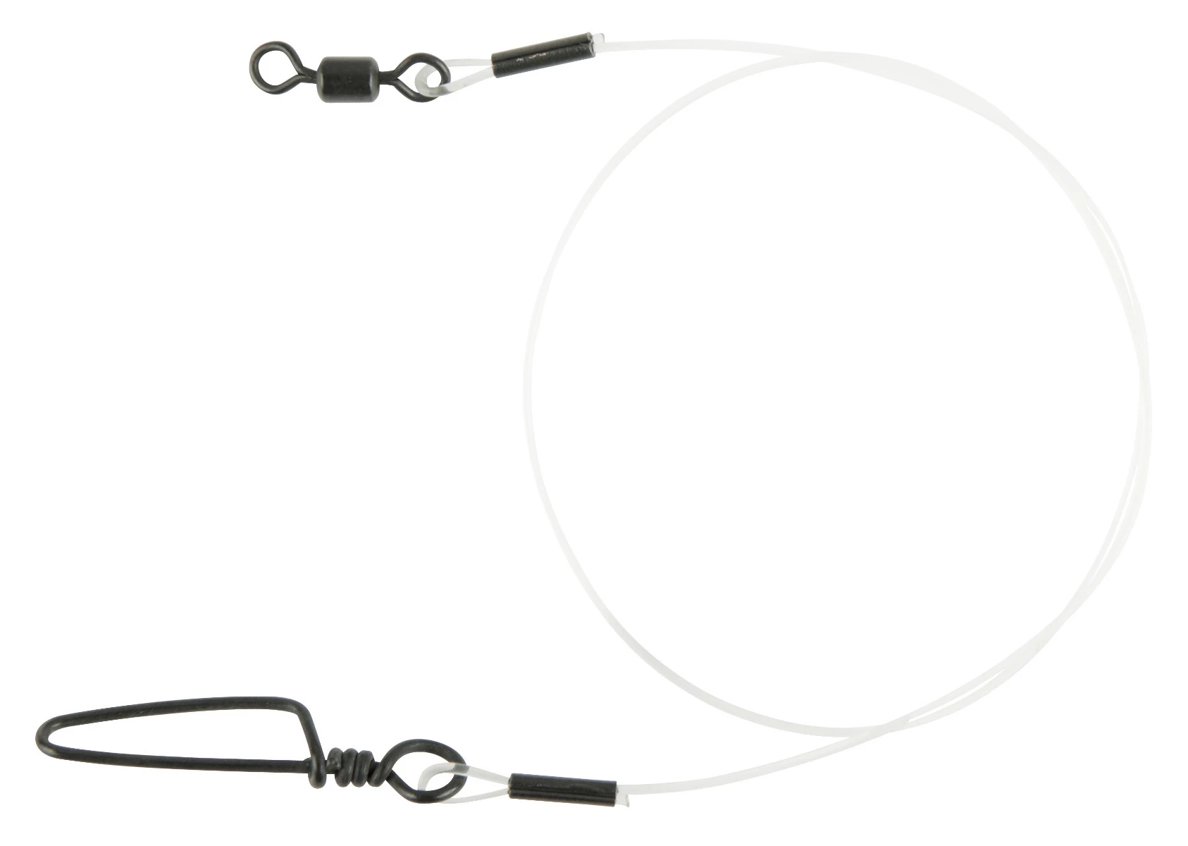 Spro Matt Black Leader Fluoro 40cm 15kg