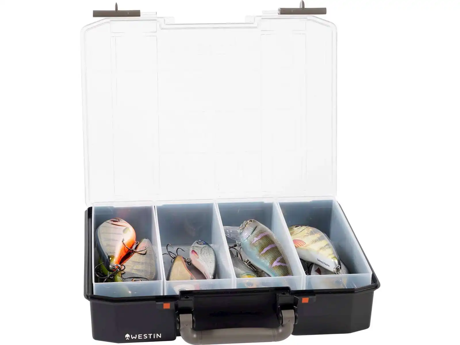 Westin W6 Lure Vault #4 Inserts Black/Clear